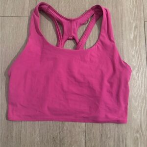 Lululemon Athletica Vibrant Pink Sports Bra (no padding)
